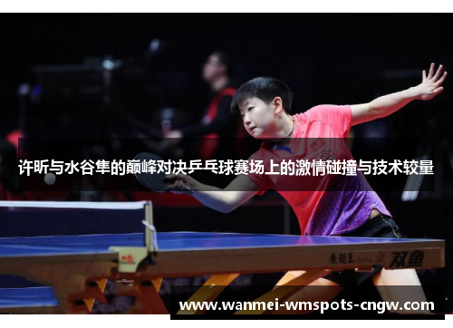 许昕与水谷隼的巅峰对决乒乓球赛场上的激情碰撞与技术较量